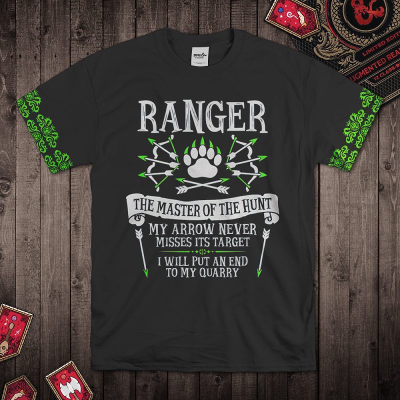 DND-Green-Dice-Crown-Ranger-T-Shirt