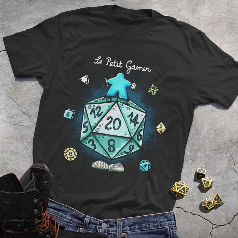 DND Le Petit Gamer Diceman Tee