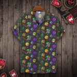 DND-Light-Graffiti-Dice-Pattern-Hawaiian-Shirt