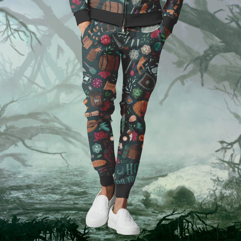DND-MONSTERS-&-WEAPONS-Casual-Pants