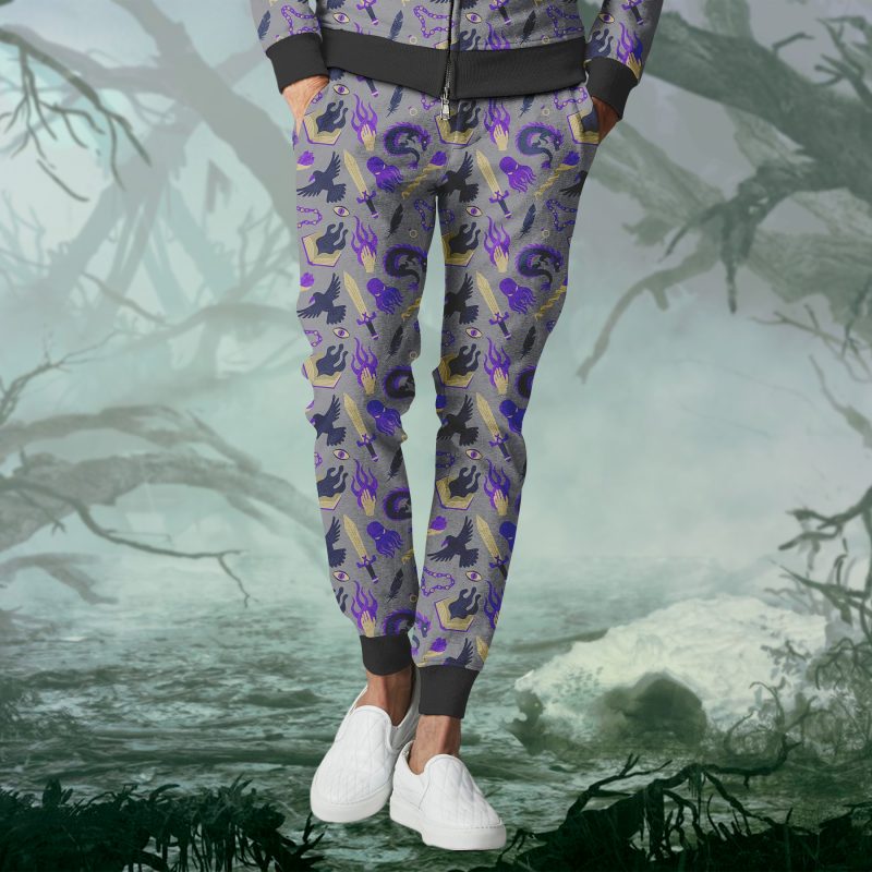 DND Mindflayer Printing Casual Pants