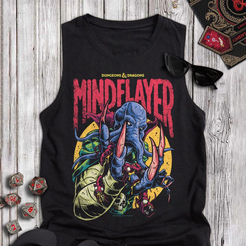 DND Mindflayer Retro Tanktop
