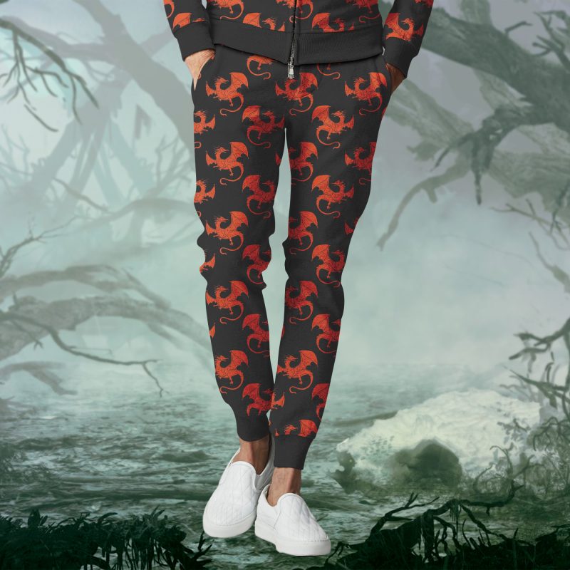 DND RPG Dragon Totem Casual Pants