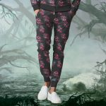 DND Rose Dice Printing Casual Pants