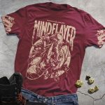 DND Mindflayer Vintage Red Tee