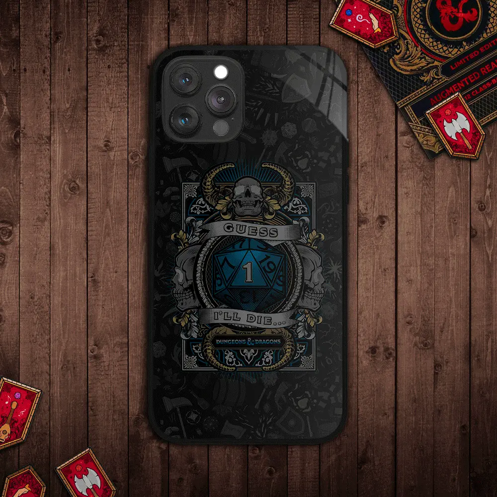 GUESS I 'LL DIE DND Glowing Phone Case