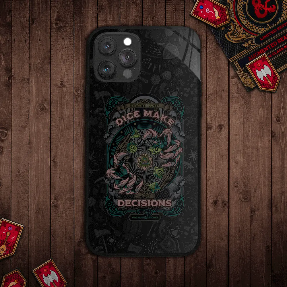 DICE DECISION DND Glowing Phone Case