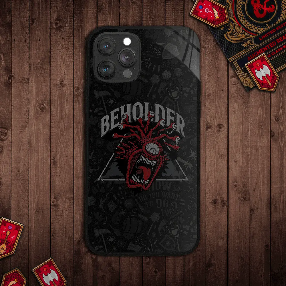 BEHOLDER DND Glowing Phone Case