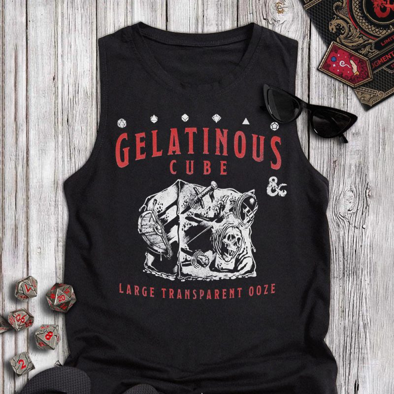 CELATINOUS Cube DND Vintage Tanktop