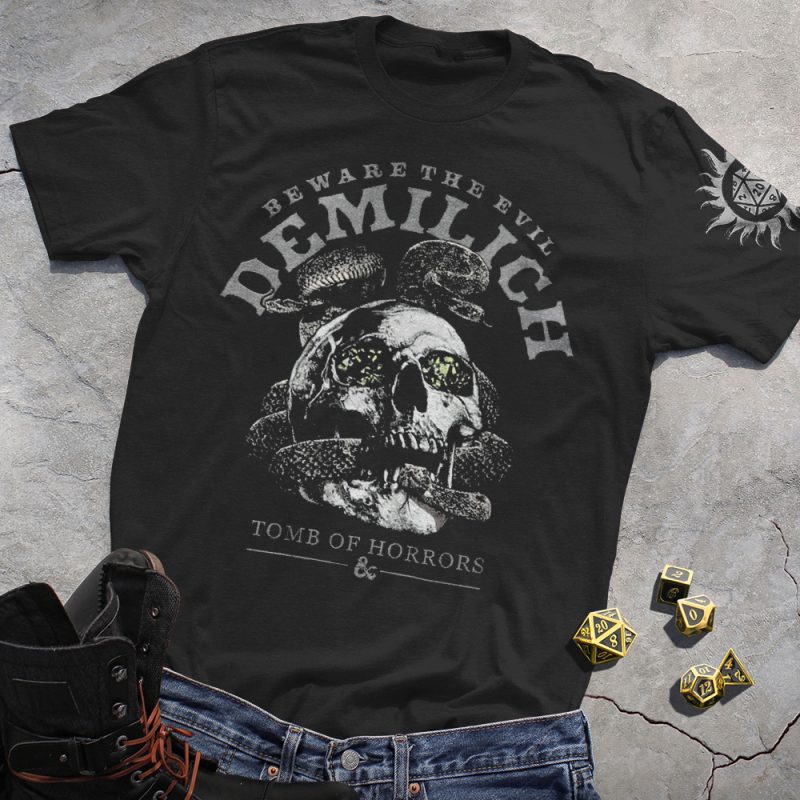 DND Demilich Black Tee