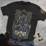 DND Dragon Totem & Yellow Dice Black Tee