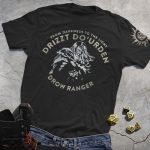 DND Drizzt DO'URDEN Black Tee
