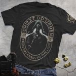 DND Drizzt DO'URDEN & Dice Black Tee