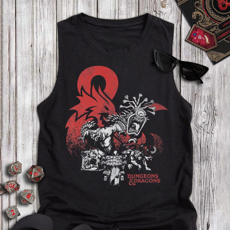 DND Hand-painted Beholder Tanktop