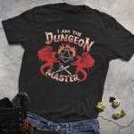 Dungeon Master DND 2023 Art Black Tee