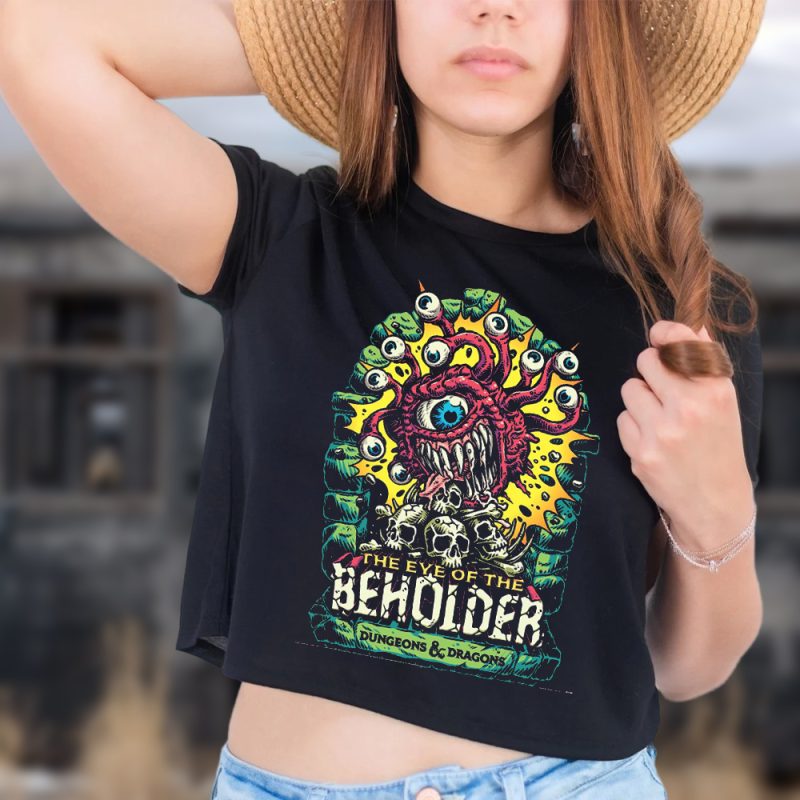 Beholder DND Retro Crop Tee