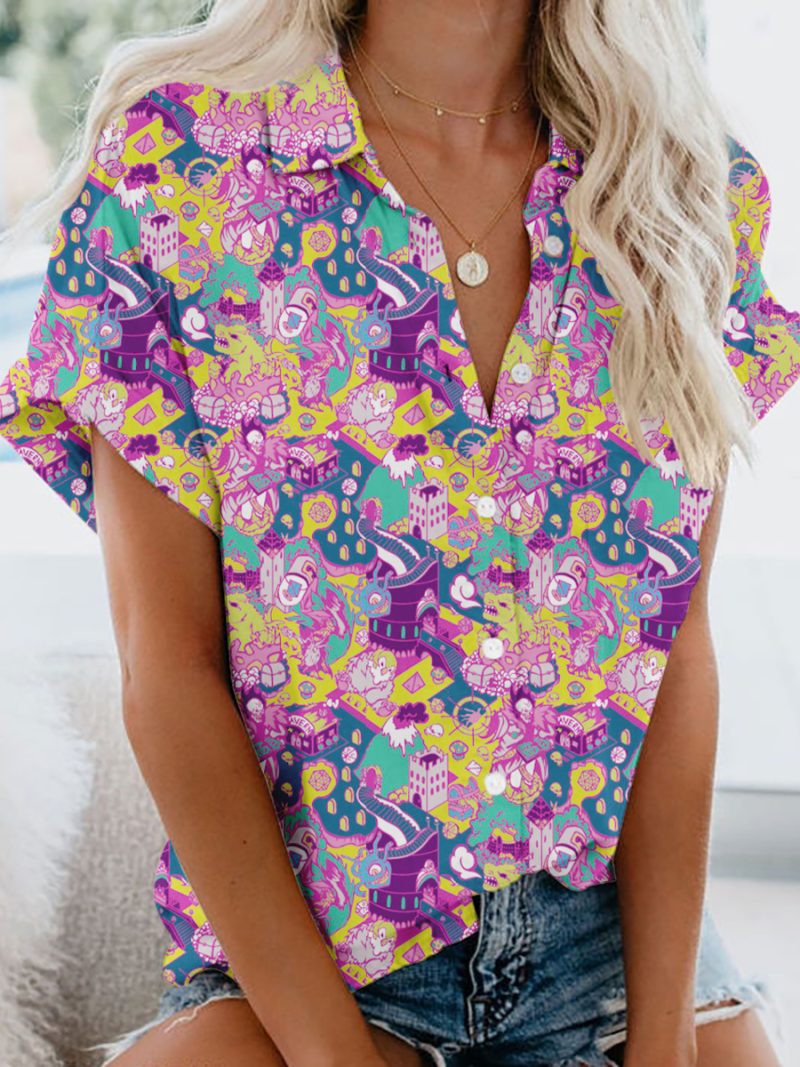 DND RETRO ILLUSTRATION Casual SHIRT