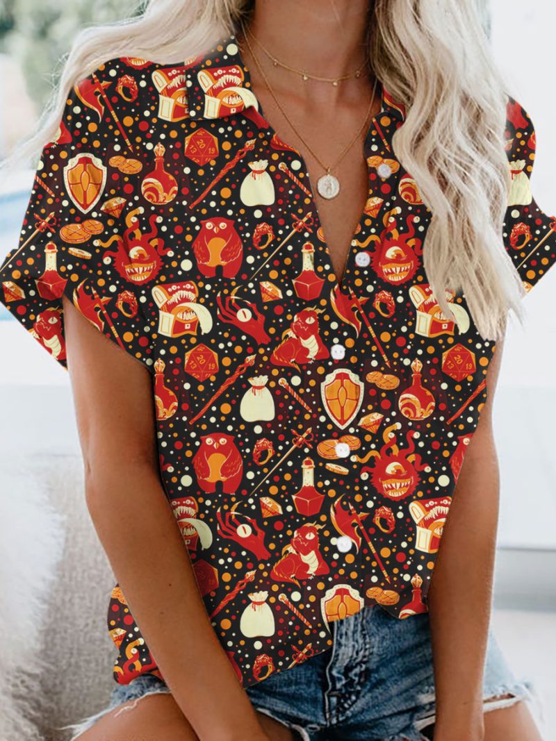DND RETRO MINDFLAYER PRINTING Casual SHIRT