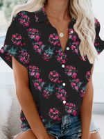 DND ROSE DICE PRINTING Casual SHIRT
