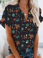 DND RPG ELEMENTS PRINTING Casual SHIRT