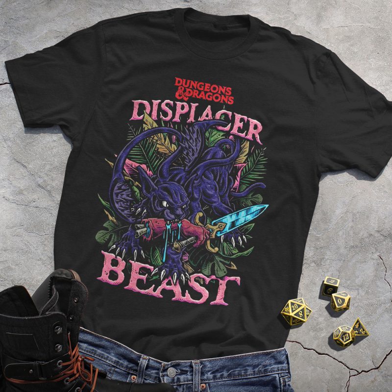 Displacer Beast DND Black Tee