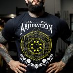 RPG Magic DND Abjuration Black Tee