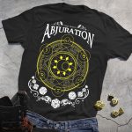 RPG Magic DND Abjuration Black Tee