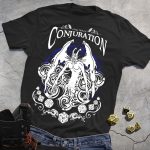 RPG Magic DND Conjuration Black Tee