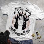 RPG Magic DND Evocation White Tee