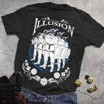 RPG Magic DND Illusion Black Tee