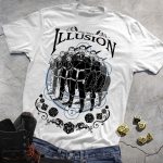 RPG Magic DND Illusion White Tee