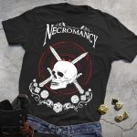 RPG Magic DND Necromancy Black Tee