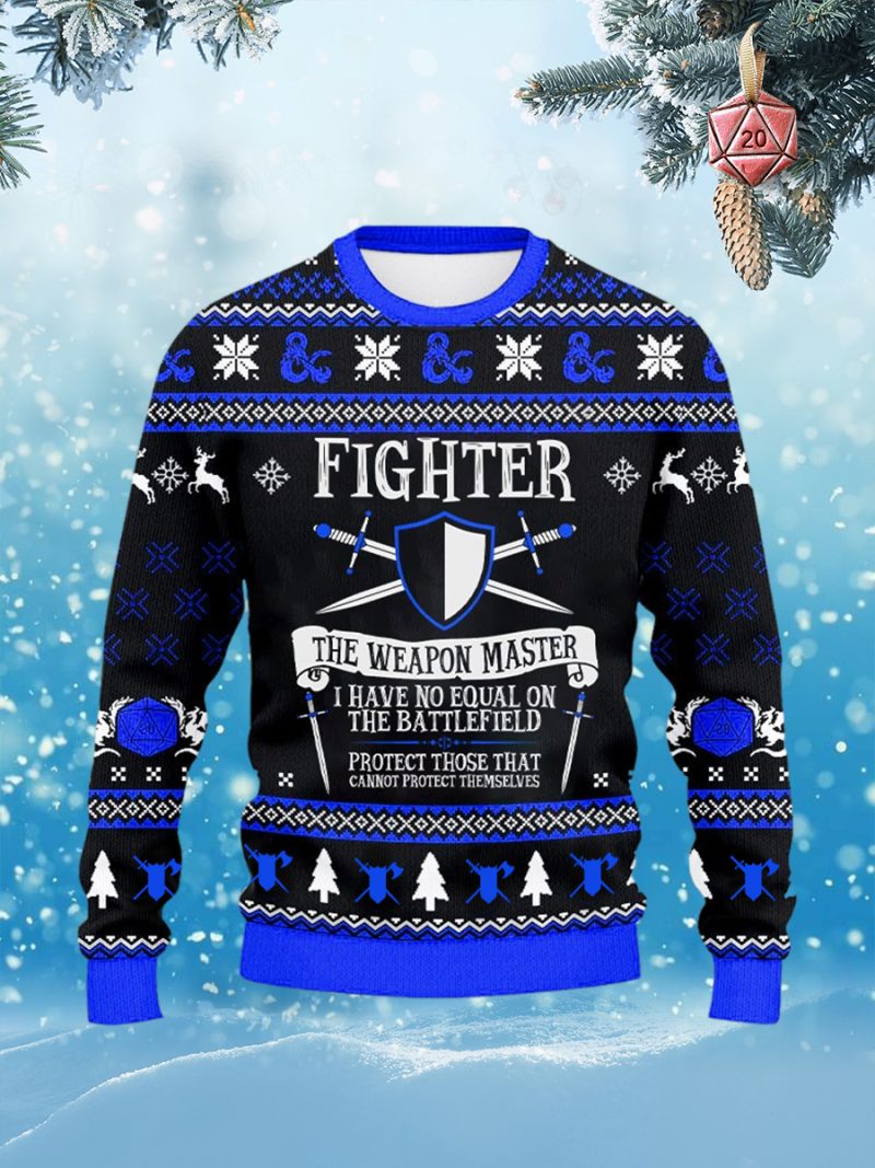 DND CLASSES FIGHTER SWEATSHIRT