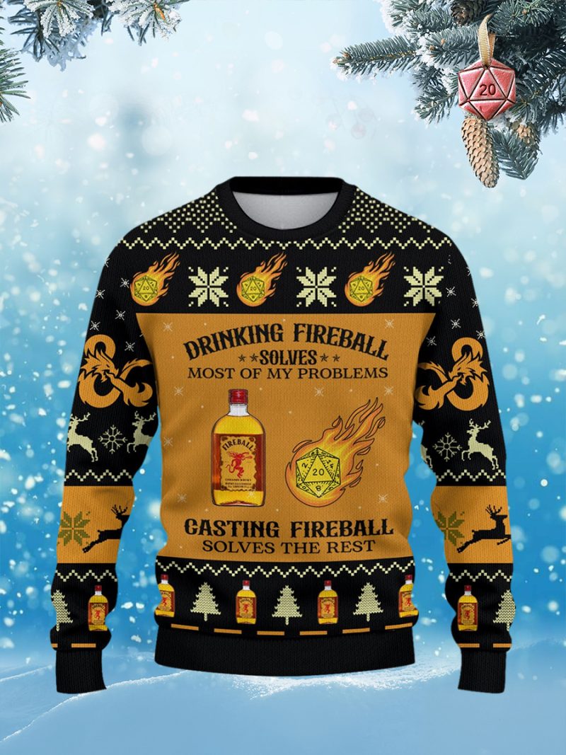 DND CLASSES FIREBALL SWEATSHIRT