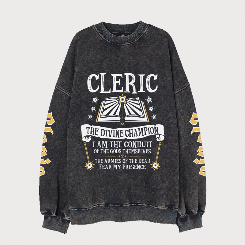 DNDS.STORE:DND Bard Vintage Wash Cotton Sweatshirt