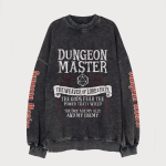 DNDS.STORE:DND-Dungeon-Master-Vintage-Wash-Cotton-Sweatshirt