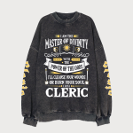 DNDS.STORE:DND Master Of Divinity Vintage Wash Cotton Sweatshirt