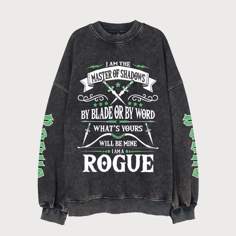 DNDS.STORE:DND Master Of Shadows Vintage Wash Cotton Sweatshirt