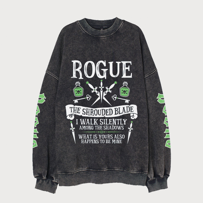 DNDS.STORE:DND Rogue Vintage Wash Cotton Sweatshirt