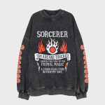 DNDS.STORE:DND Sorcerer Vintage Wash Cotton Sweatshirt