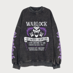DNDS.STORE:DND Warlock Vintage Wash Cotton Sweatshirt