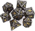 Metal Skeleton Dragon Dice