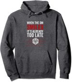 DND Role Playing Gift Print Table Top Gaming RPG Pullover Hoodies