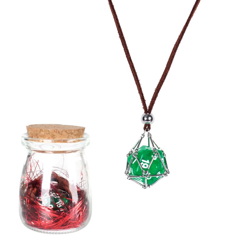 DND D20 Dice BiiSaa Necklace