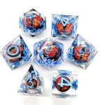 DND Red Dragon's Eye - Blue Table Dice