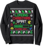Christmas Gaming - Loading Christmas Spirit for Gamer Ugly Sweatshirt
