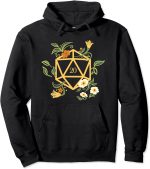 DND D20 Dice Set Plants and Succulents Geeky Hoodies