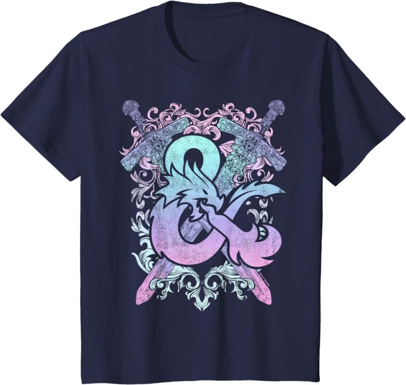 Dungeons & Dragons Ampersand Pastel Logo T-Shirt