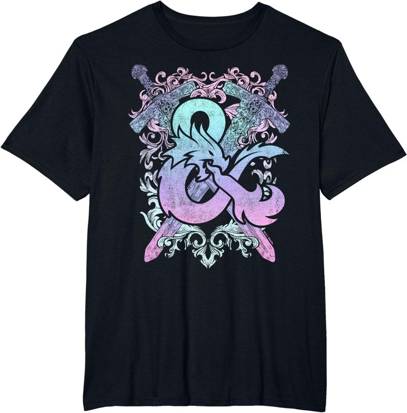 Dungeons & Dragons Ampersand Pastel Logo T-Shirt