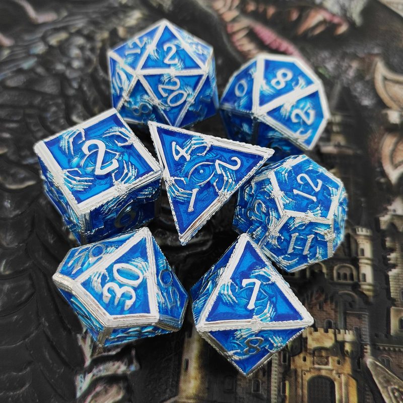 DND Metal Board Game Dice